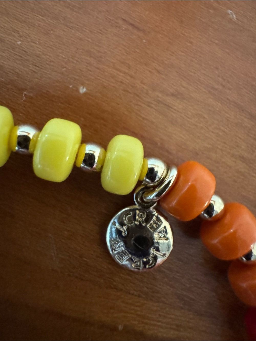 J. Crew Factory Multi Colored Beaded Stretch Bracelet